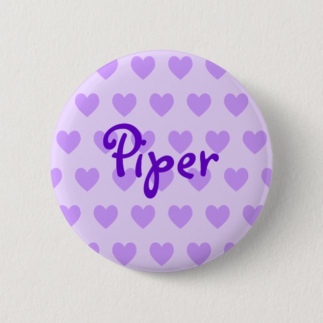 Piper in Purple Button (Front)