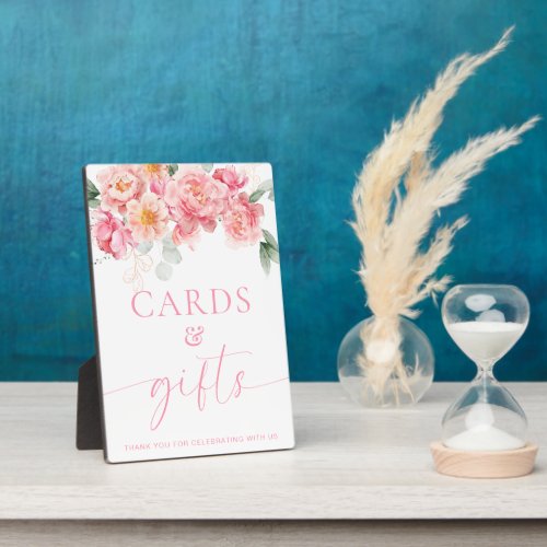 Piper Peony Floral Cards and Gifts Sign Plaque