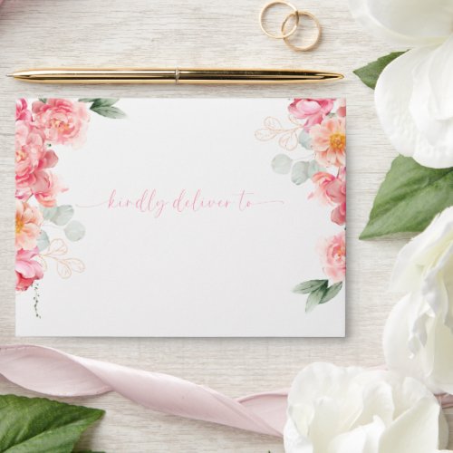 Piper Peony Floral  Envelope