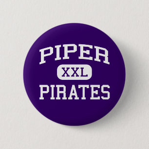 Piper - Pirates - High School - Kansas City Kansas Button