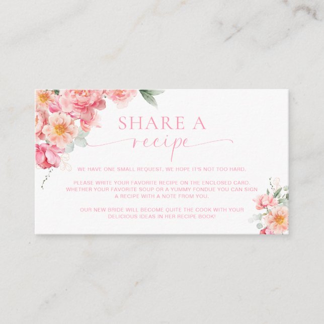 Piper Poney Share A Recipe Enclosure Card (Front)