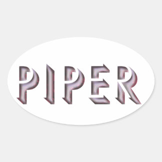 Piper sticker name