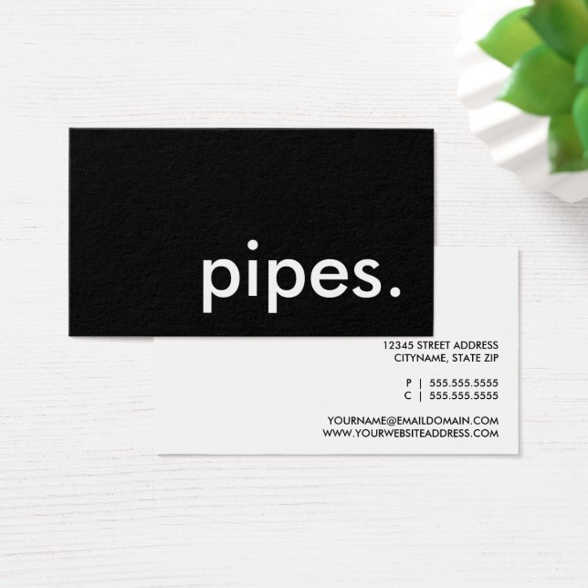 pipes. (color customizable) (Desk)