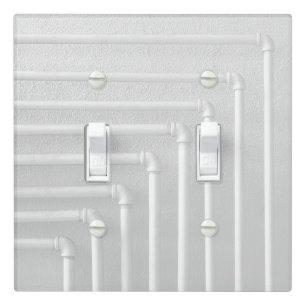 Pipes Light Switch Cover