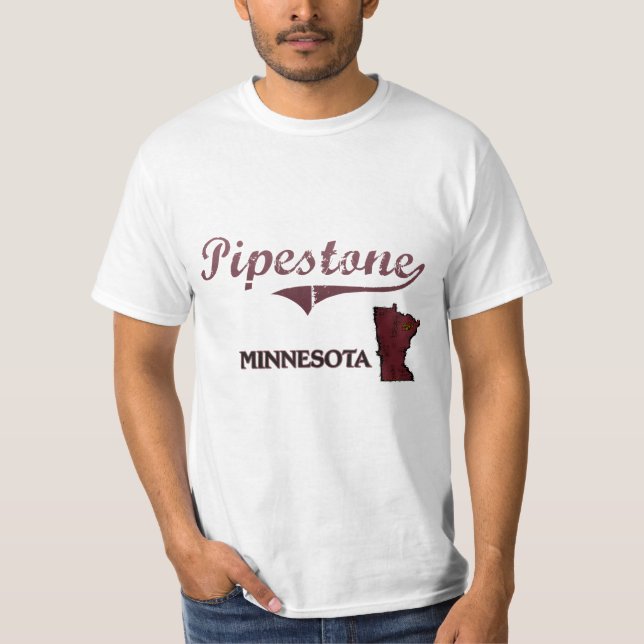 Pipestone Minnesota City Classic T-Shirt (Front)