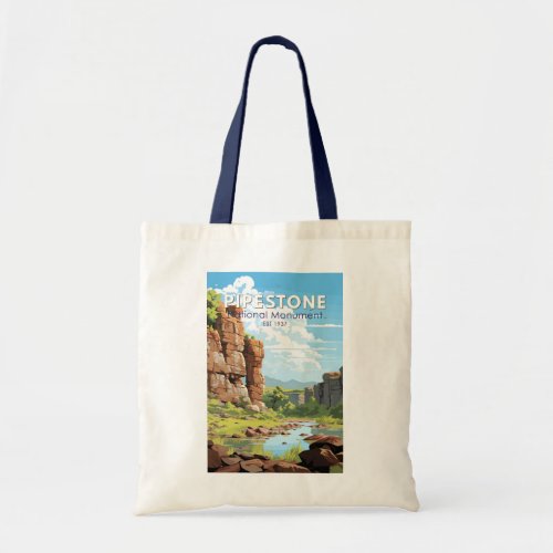 Pipestone National Monument Minnesota Travel Art Tote Bag
