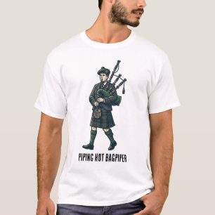 Piping Hot Bagpiper T-Shirt