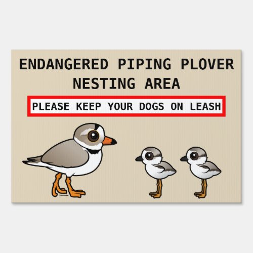 Piping Plover Nesting Sign