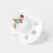 Piping Plover Santa Pacifier (Front Right)