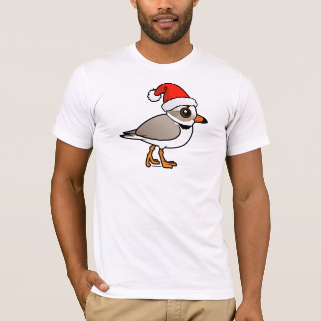 Piping Plover Santa T-Shirt (Front)