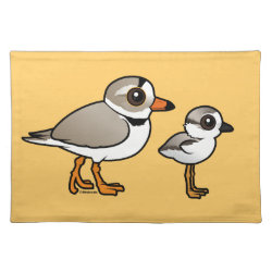 Piping Plover with chick Placemat 20