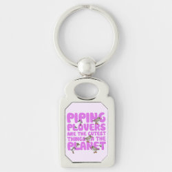 Piping Plovers are the Cutest Rectangle Metal Keychain
