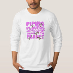 Piping Plovers are the Cutest Men's American Apparel Fine Jersey Long Sleeve T-Shirt