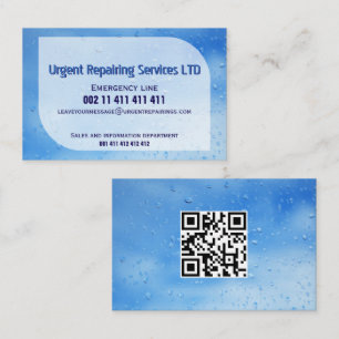 Piping repairing services business card