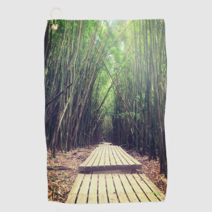 PIPIWAI TRAIL BAMBOO FOREST MAUI HAWAII HALEAKALA GOLF TOWEL