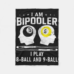 Pipooler Pool Player Pool Cool Billiards 8 And 9 L Fleece Blanket