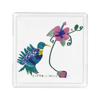 Pippa Hummingbird Acrylic Tray