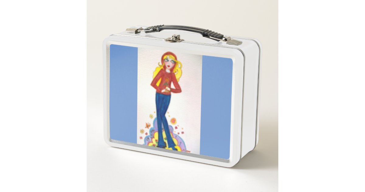 Pippa & Marie Case Metal Lunch Box | Zazzle