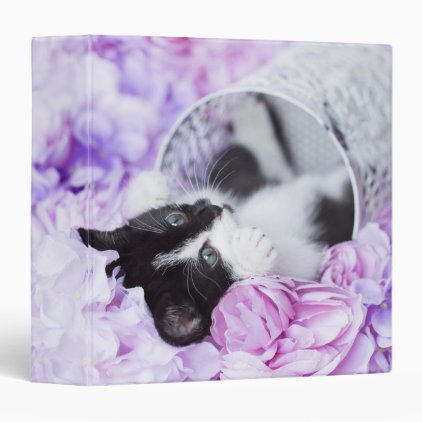 Pippa Purple Floral 3 Ring Binder