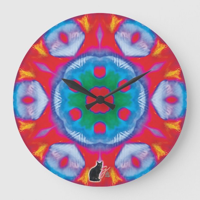 Pippin Kaleidoscope Large Clock (Front)