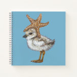 Pippin The Piping Plover Chick Notebook at Zazzle