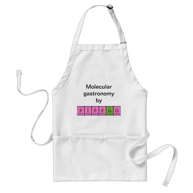 Pippino periodic table name apron (Front)