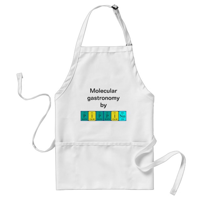 Pippino periodic table name apron (Front)