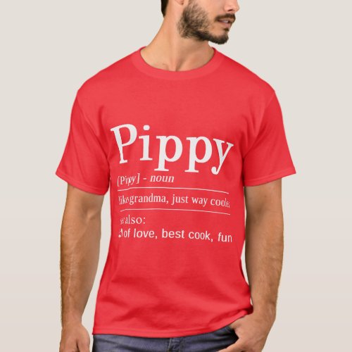 Pippy Best Grandma Ever For the best Grandmother T_Shirt