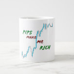 Pips make me rich  giant coffee mug