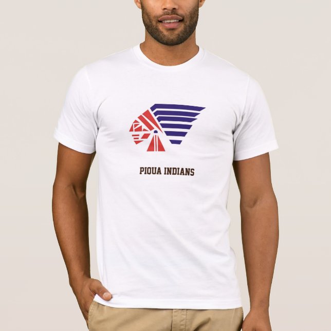 Piqua Youth Football Indians Spirit Wear T-Shirt (Front)