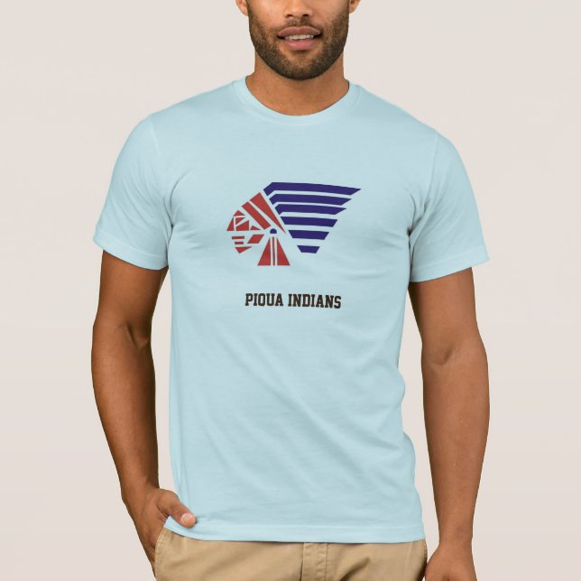 Piqua Youth Football Indians Spirit Wear T-Shirt (Front)