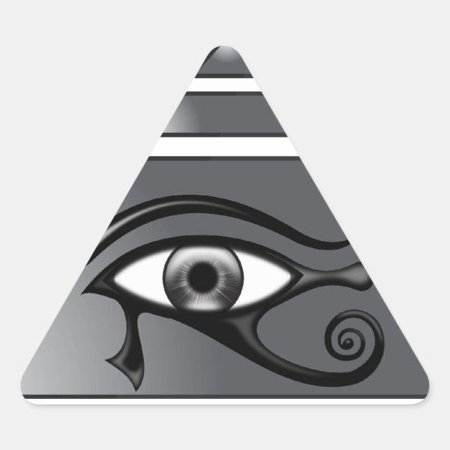 Piramide Horus Triangle Sticker (Front)