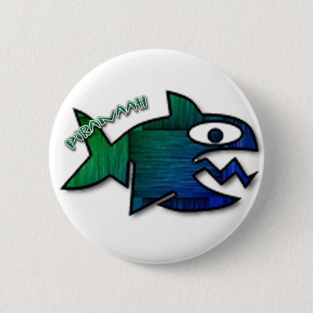 Piranaah Pinback Button (Front)