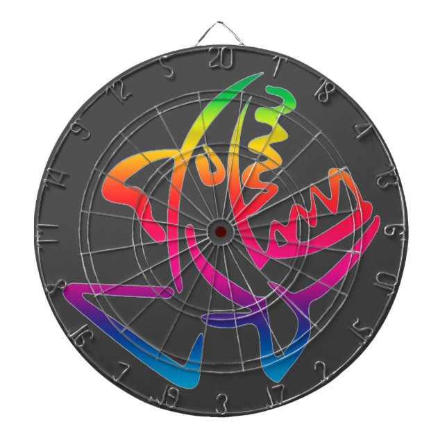 Piranha Dart Board (Front)