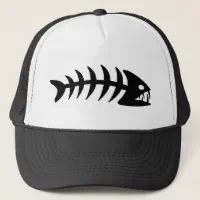 Fish Bones Trucker Hat, Zazzle