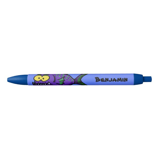Piranha fish cartoon pen (Front)