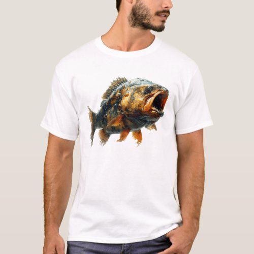 Piranha in photorealistic Style T_Shirt