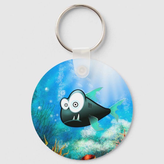 piranha keychain (Front)