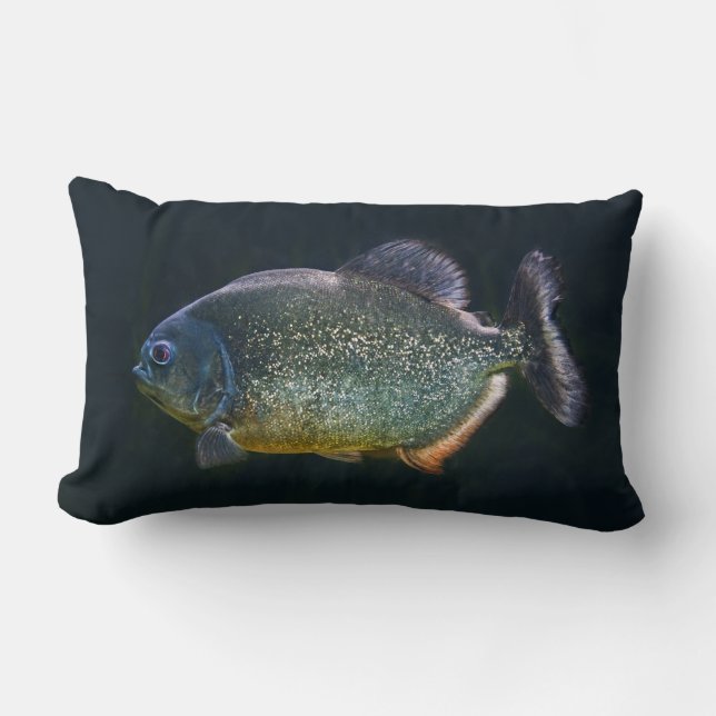 Piranha Pillow (Front)