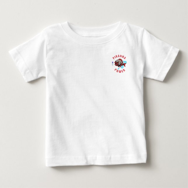 Piranha Power design  Baby T-Shirt (Front)