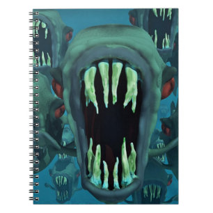 Piranhas Fish Custom Personalize Anniversaries Notebook