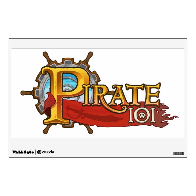 Pirate101 Logo Wall Sticker (Front)