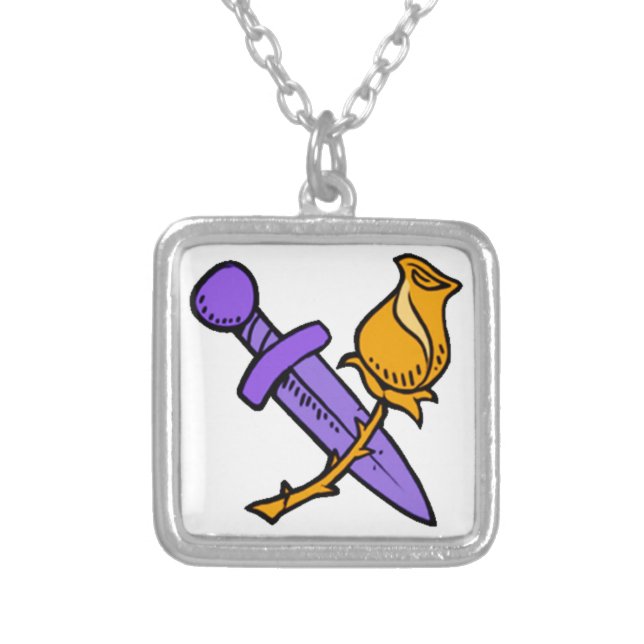Pirate101 Swashbuckler Silver Plated Necklace (Front)