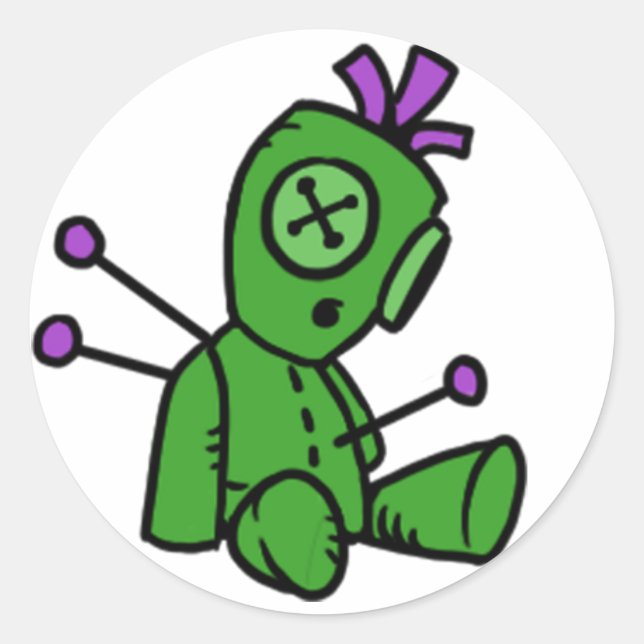 Pirate101 Witchdoctor Classic Round Sticker (Front)