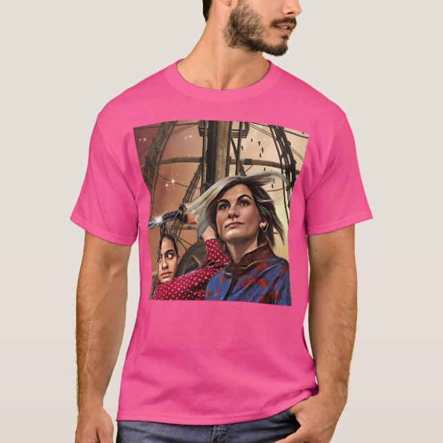 Pirate 13Th Doctor Yaz T-Shirt (Front)