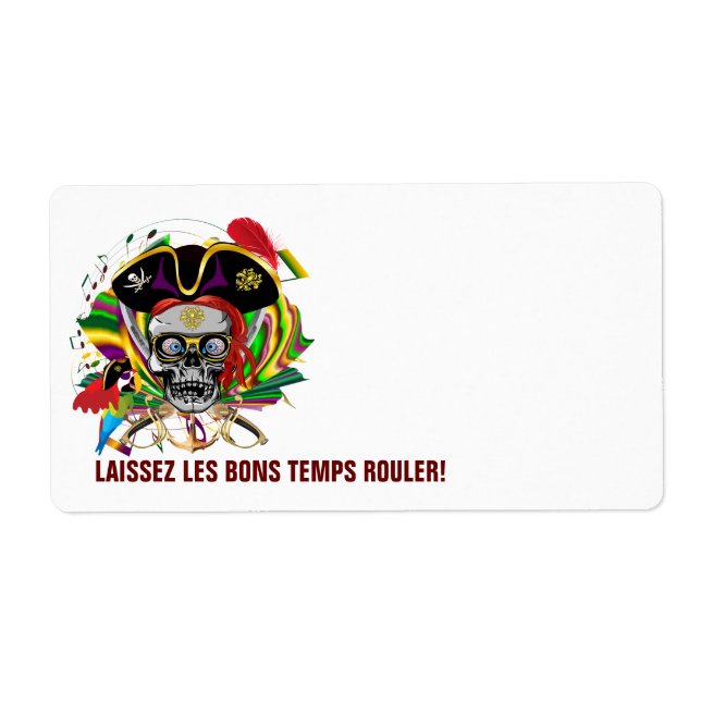 Pirate-2, LAISSEZ LES BONS TEMPS ROULER! Label (Front)