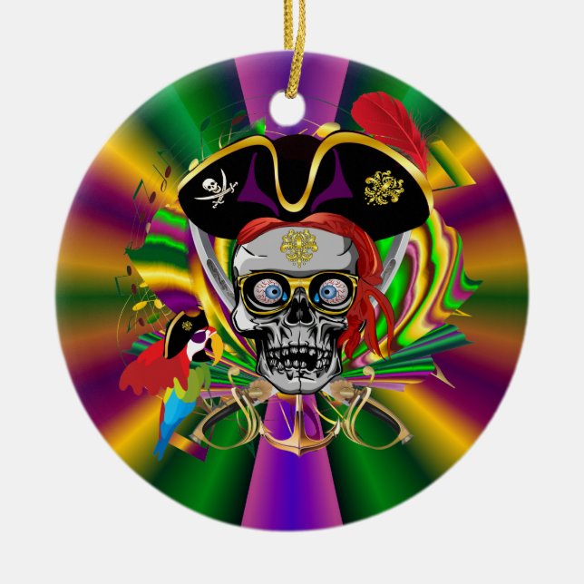 Pirate-2  Ornament (Front)