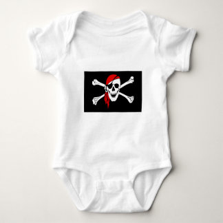 pirate-47705  pirate flag bones skull danger baby bodysuit