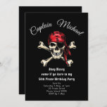 Pirate 50th Birthday Party  Invitation<br><div class="desc">Pirate 50th Birthday Party Invitation

Create your own custom Pirate birthday party invitations with our invitation maker.  Once you've chosen the theme for your party,  it's easy to create matching invites and banners! These party invitations are also a great time saver - just fill ... </div>