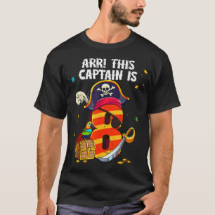 Pirate 8Th Birthday  T-Shirt